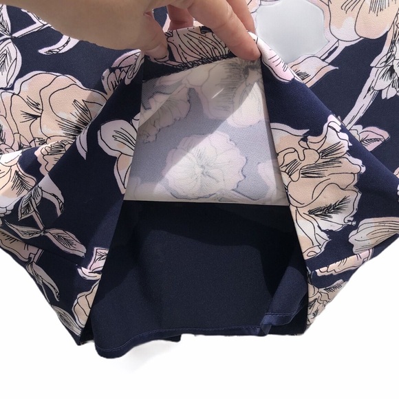 BARDOT Revolve FLORAL Casey OFF THE SHOULDER Ruffle Sleeve Dress Womens Sz 6/M - Picture 7 of 11